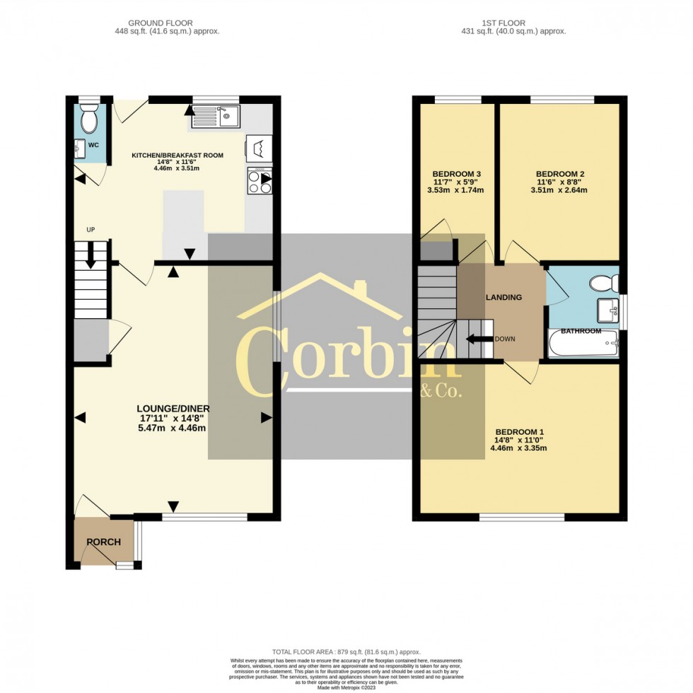 Floorplan for Howton Road, Bournemouth, BH10 5