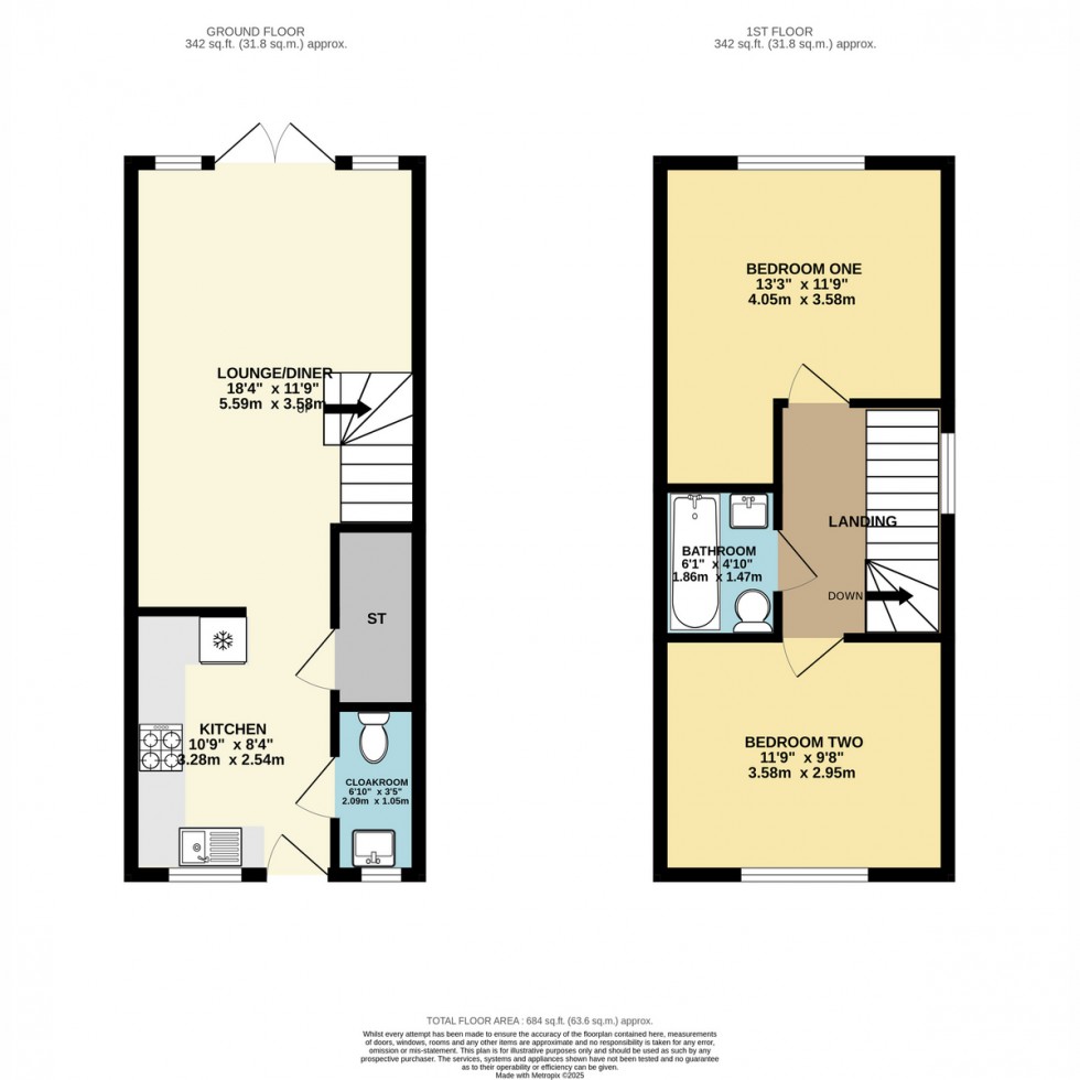 Floorplan for North Avenue, Bournemouth, BH10 7