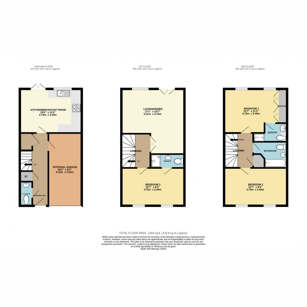 Floorplan for St. Georges Drive, Bournemouth, BH11 8