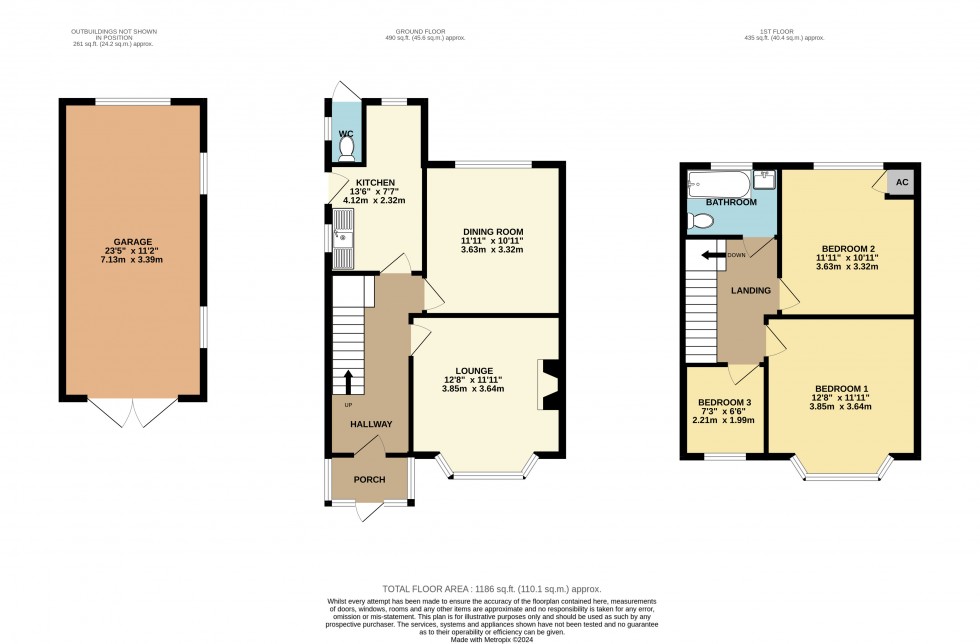 Floorplan for Kinson Road, Bournemouth, Dorset