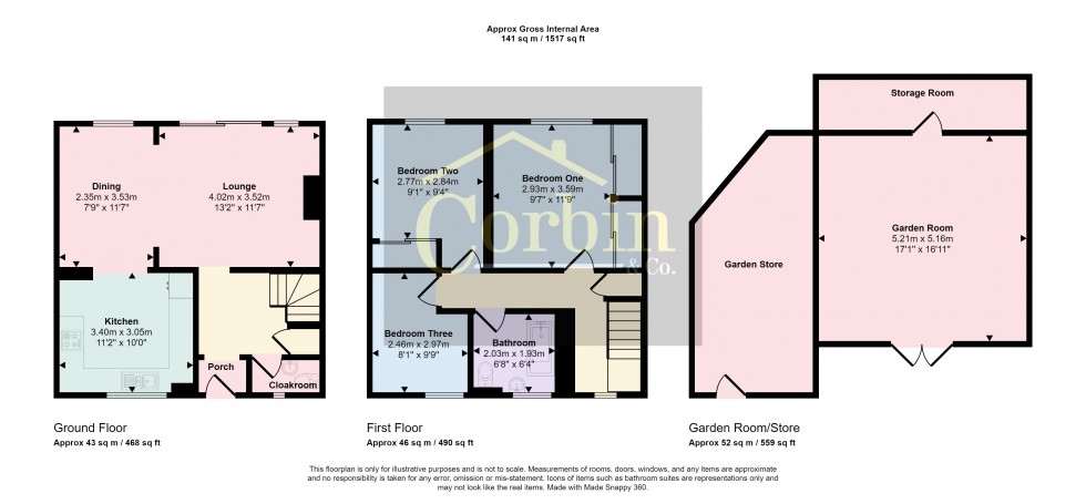 Floorplan for Montgomery Avenue, Bournemouth, Dorset