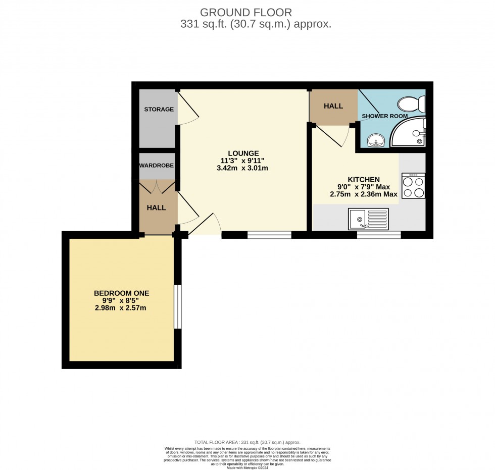 Floorplan for B East Howe Lane, Bournemouth, Dorset