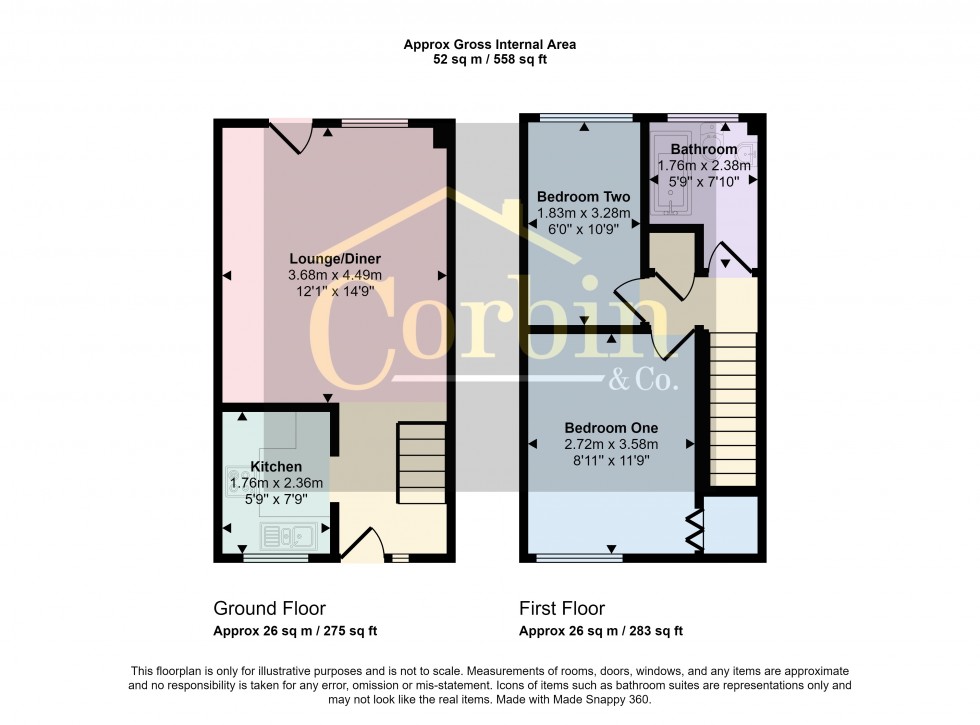 Floorplan for Seatown Close, Poole, Dorset