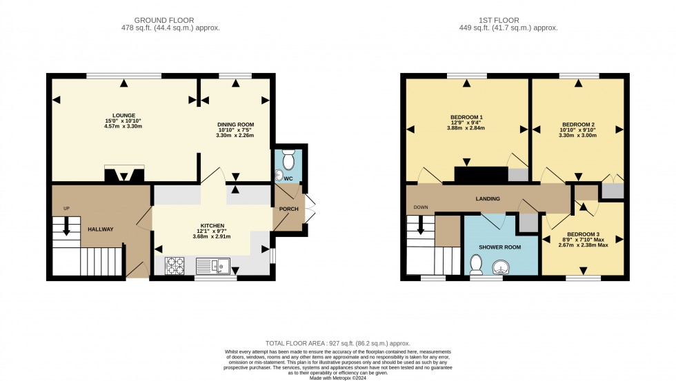 Floorplan for Maclean Road, Bournemouth, Dorset