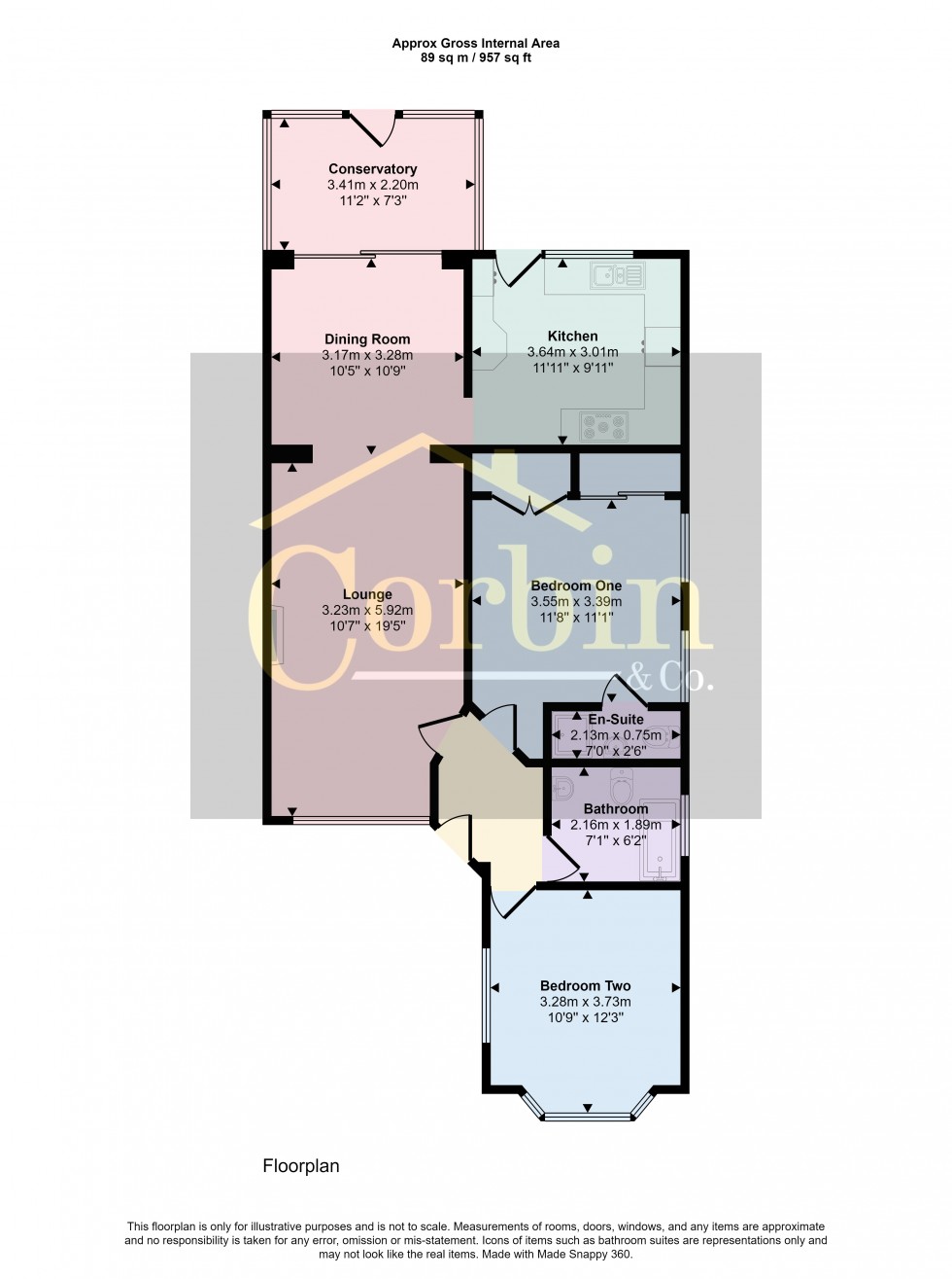 Floorplan for High Howe Lane, Bournemouth, Dorset