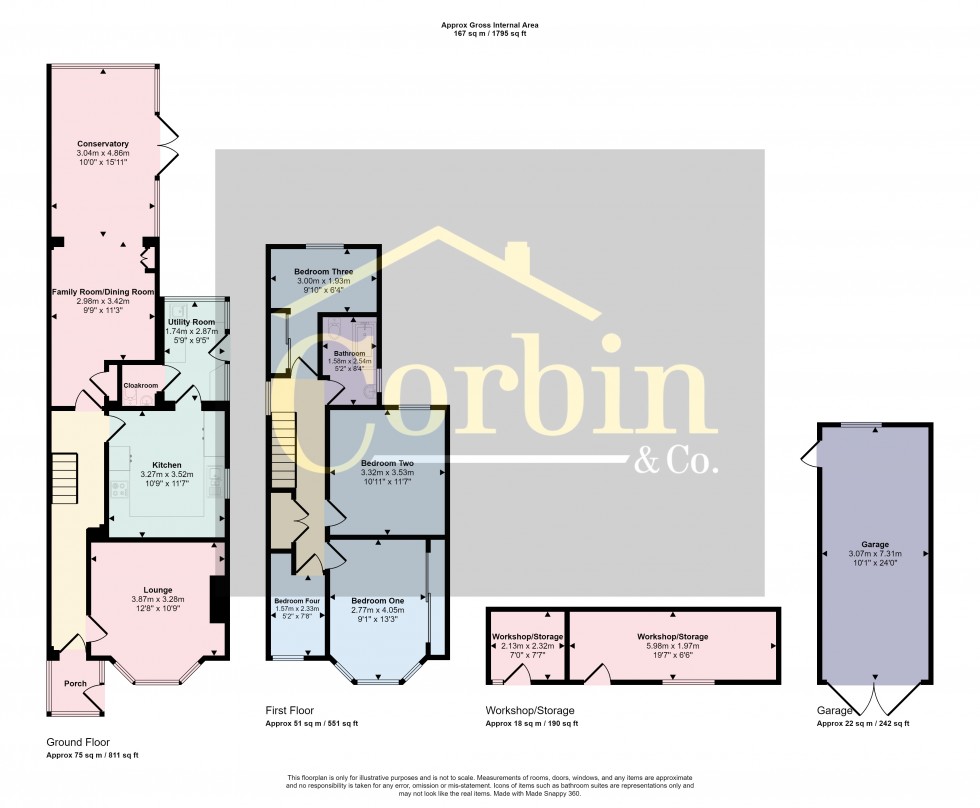 Floorplan for Kingswell Road, Bournemouth, Dorset