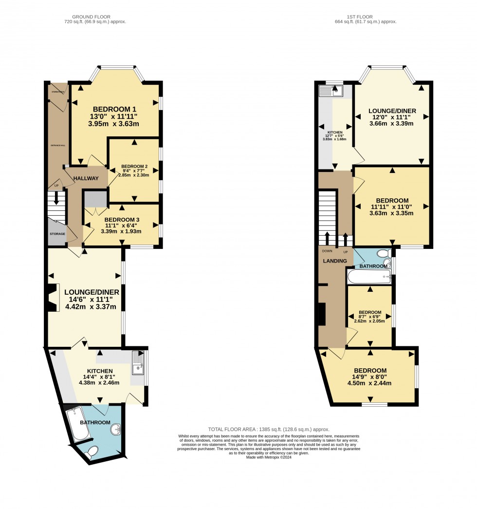 Floorplan for Charminster Road, Bournemouth, Dorset