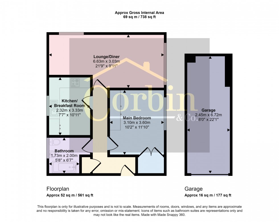 Floorplan for Wellington Road, Dellmere, Bournemouth, Dorset