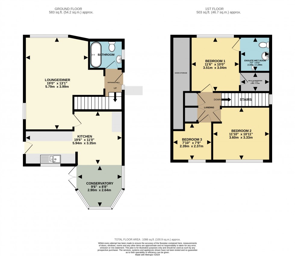 Floorplan for Runnymede Avenue, Bournemouth, Dorset