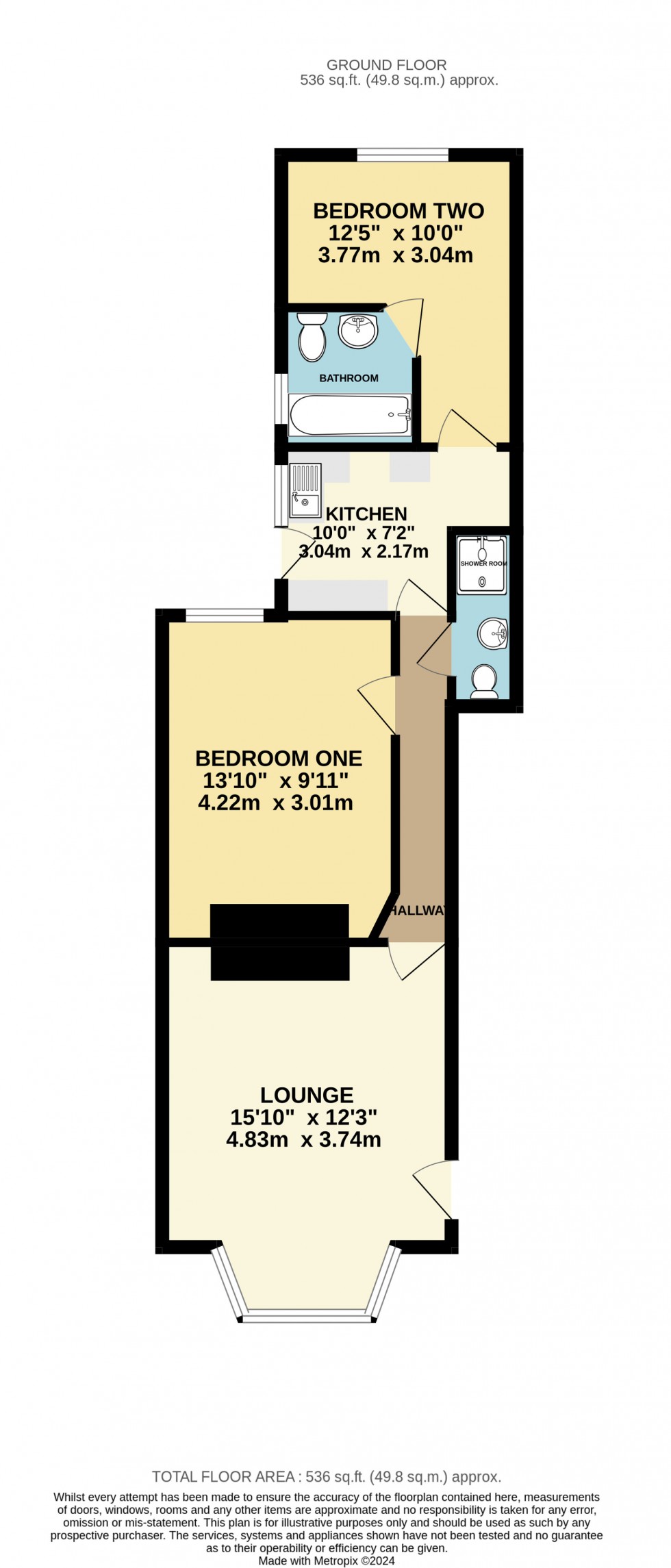 Floorplan for 70 St. Clements Road, Bournemouth, Dorset