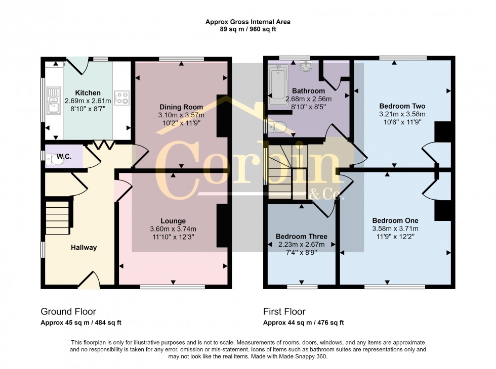 Floorplan for Ringwood Road, Bournemouth, Dorset