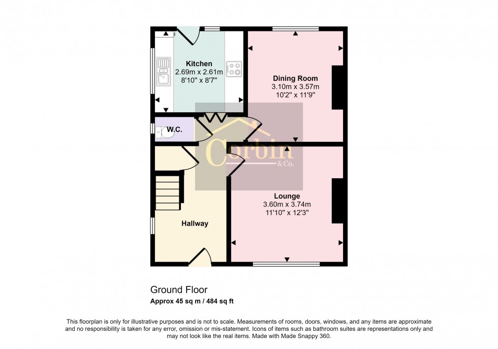 Floorplan for Ringwood Road, Bournemouth, Dorset