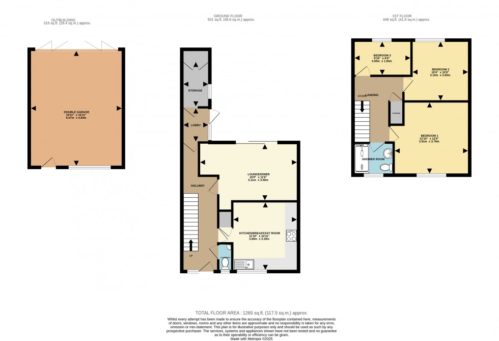 Floorplan for Russel Road, Bournemouth, Dorset