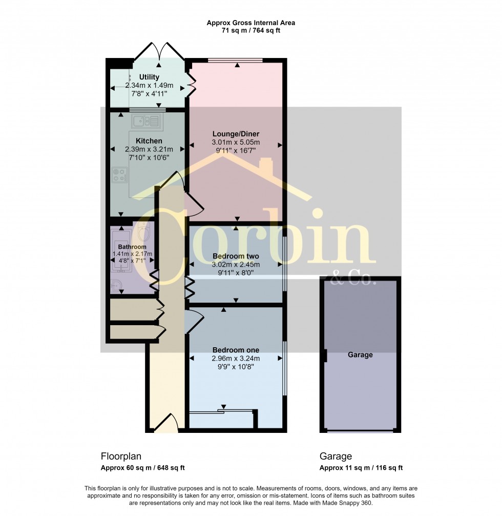 Floorplan for The Maltings , 1710 Wimborne  Road, Bournemouth