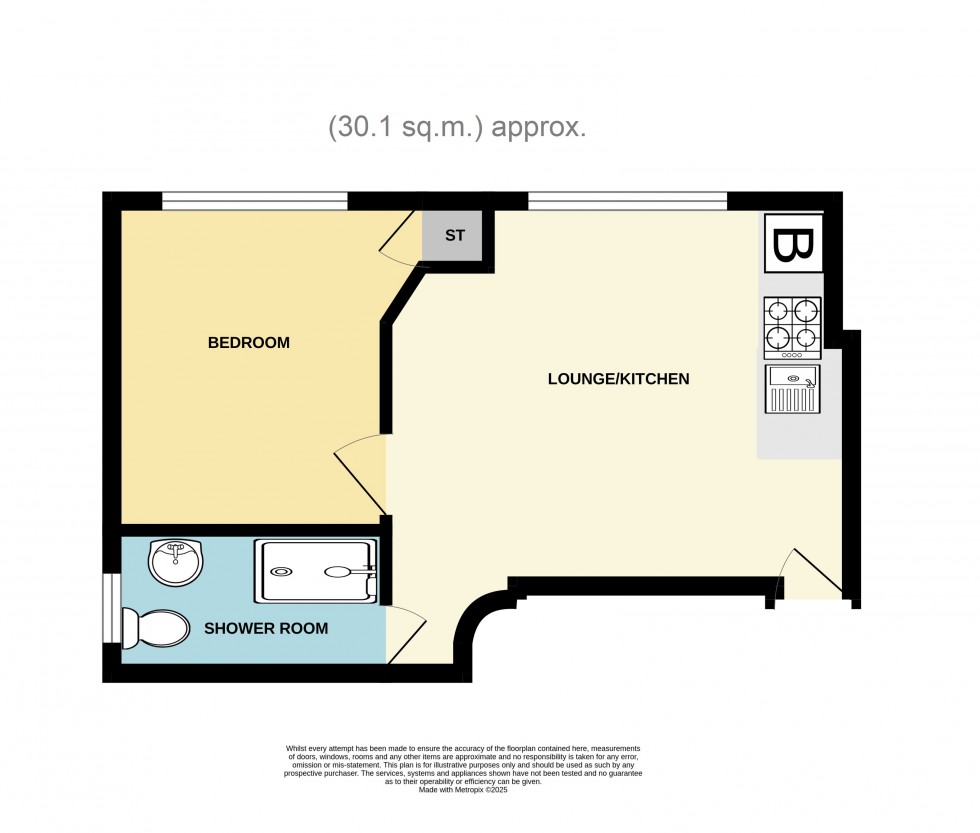 Floorplan for Caledonian Court, Bournemouth, Dorset