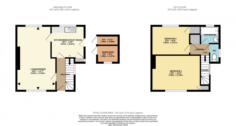 Floorplan for Cunningham Place, Bournemouth, Dorset