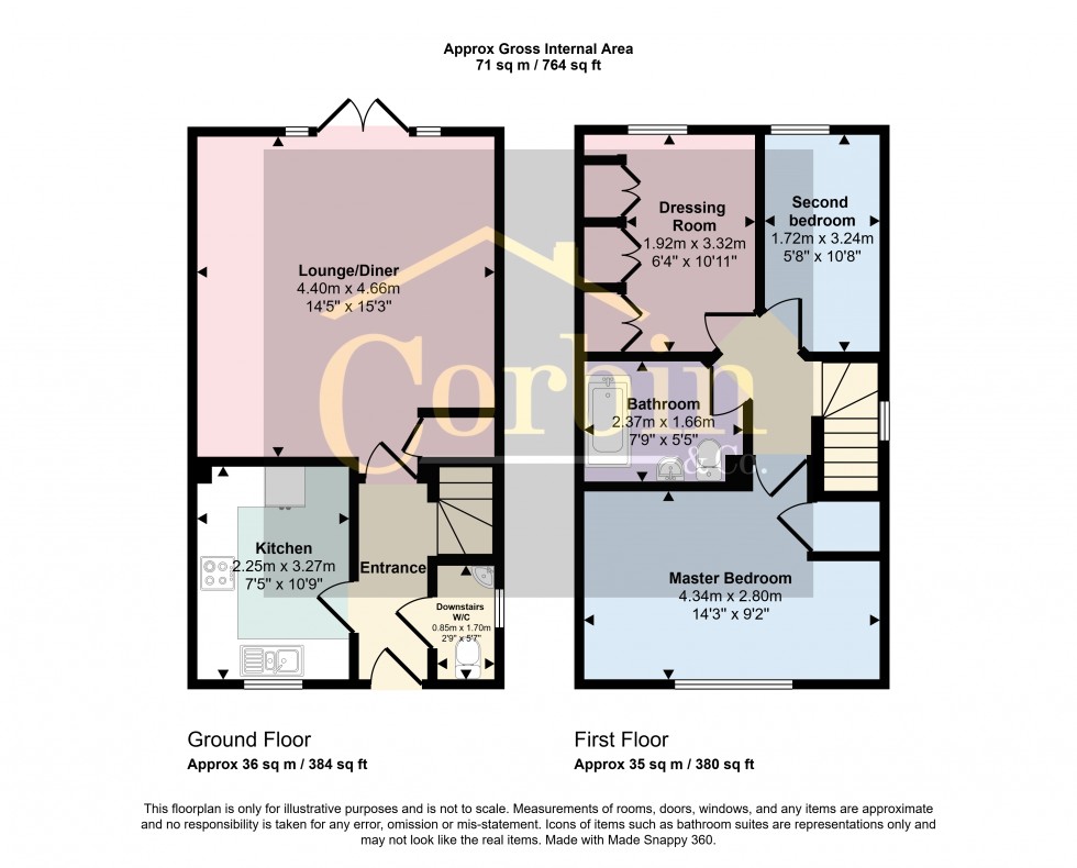 Floorplan for Neville Gardens, Bournemouth, Dorset