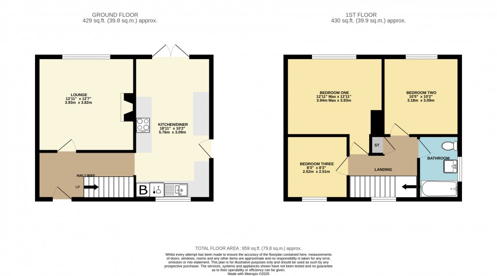 Floorplan for Wallisdown Road, Poole, Dorset