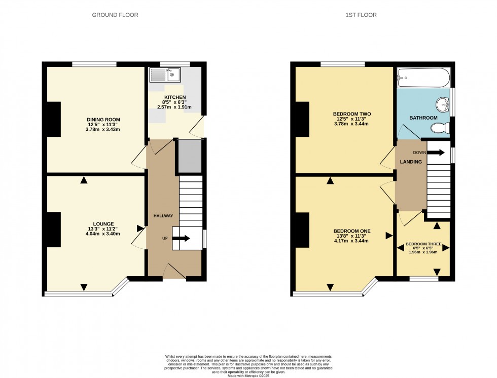 Floorplan for Kinson Road, Bournemouth, Dorset