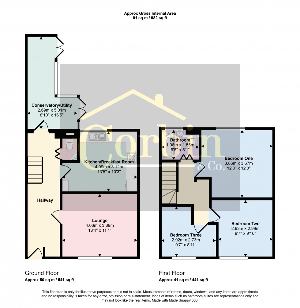 Floorplan for Russel Road, Bournemouth, Dorset