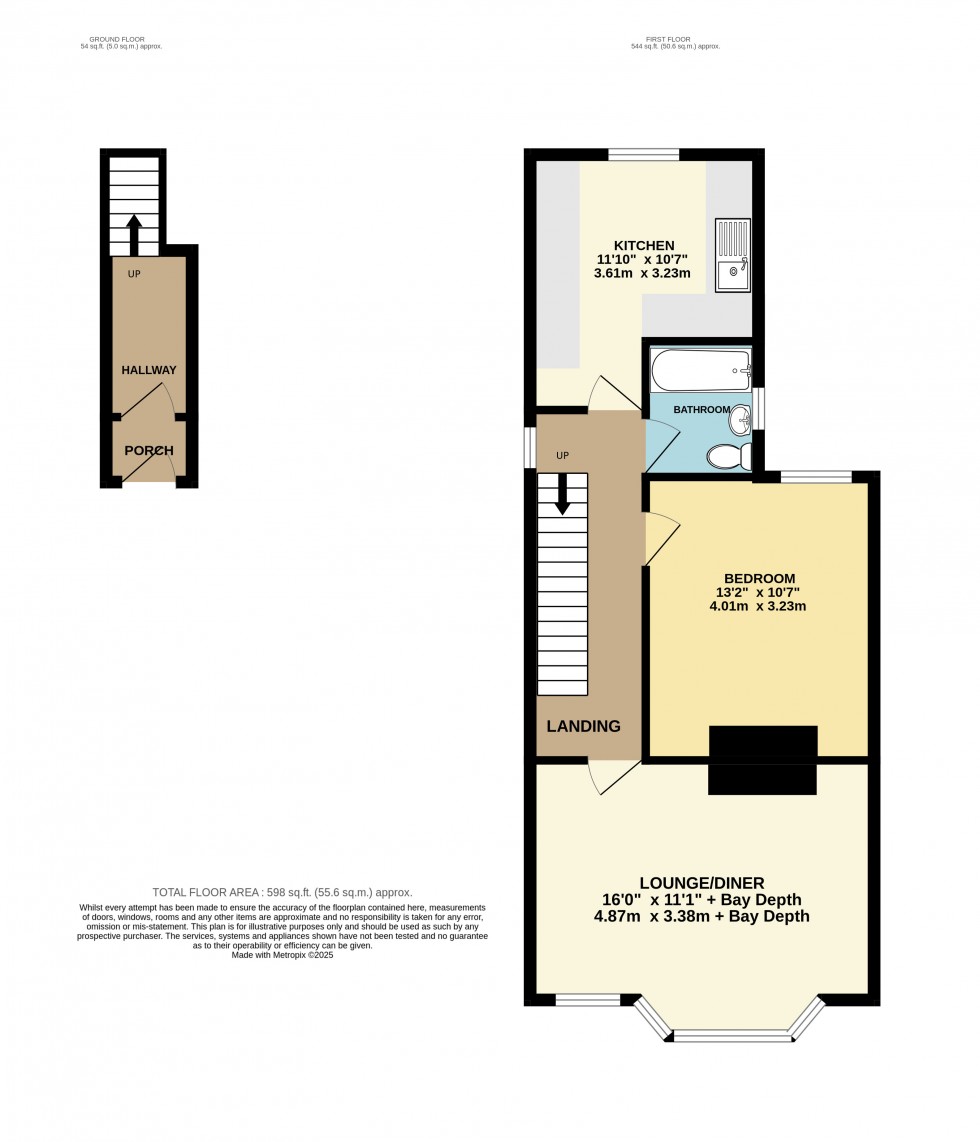 Floorplan for Sedgley Road, Bournemouth, Dorset